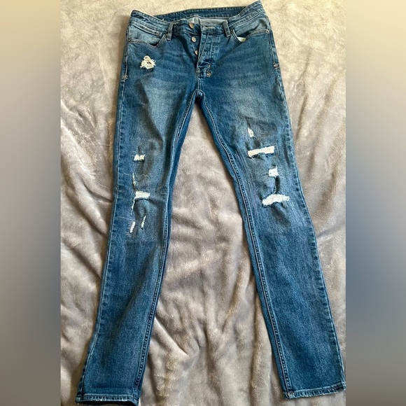 Men’s Ksubi distressed denim jeans SIZE 32 - Picture 1 of 9